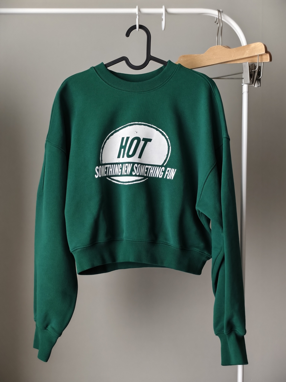 Men’s/Women’s Green Graphic Sweatshirt | Size M | New